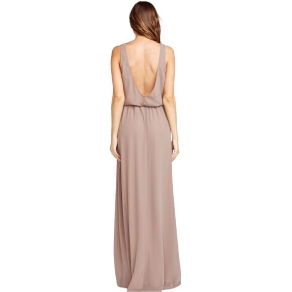 Show Me Your Mumu Kendall Maxi Dune Chiffon‎ Formal Dress Size Small - Picture 3 of 6